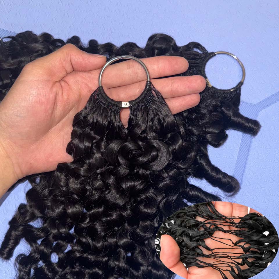 Invisible Tape In Extensions Real Hair - Extensions per capelli umani ricci birmani