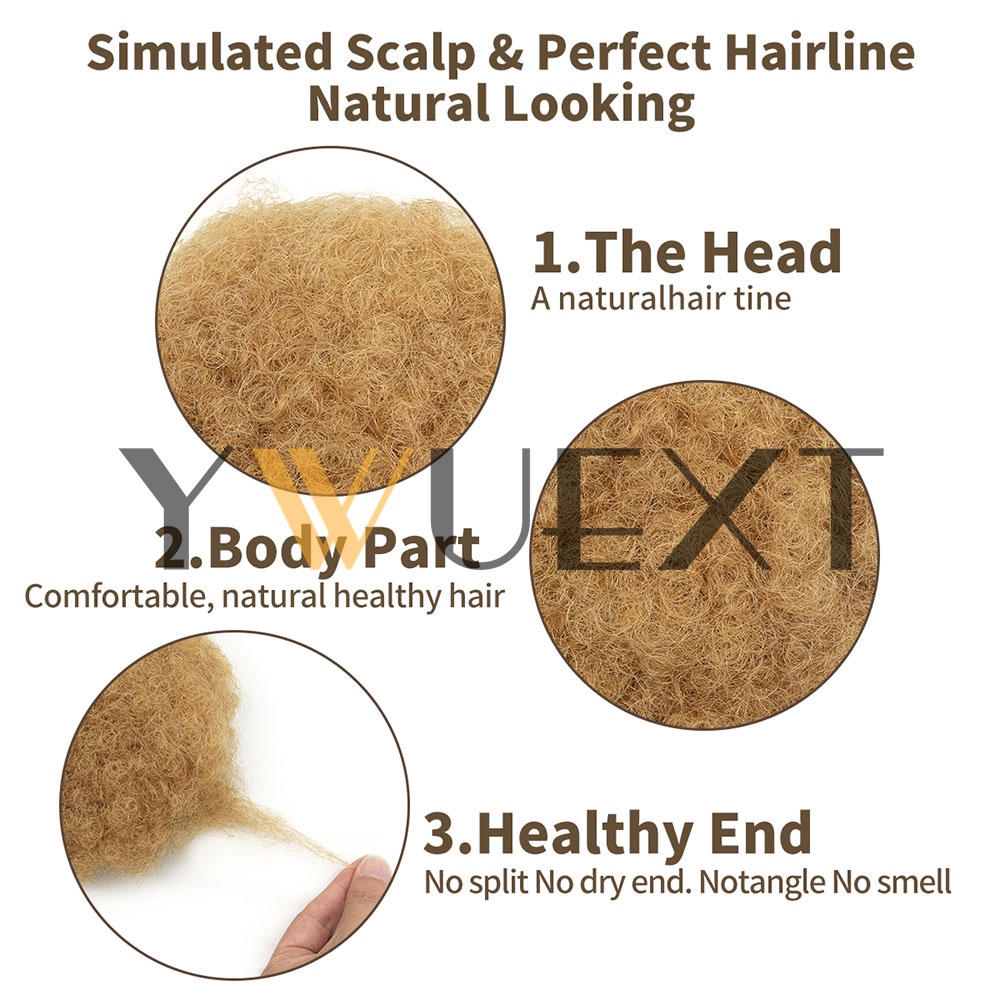 YWUEXT Honey Gold Afro Kinky P - Drawstring Afro Curly Puff Ponytail recensione e prezzo