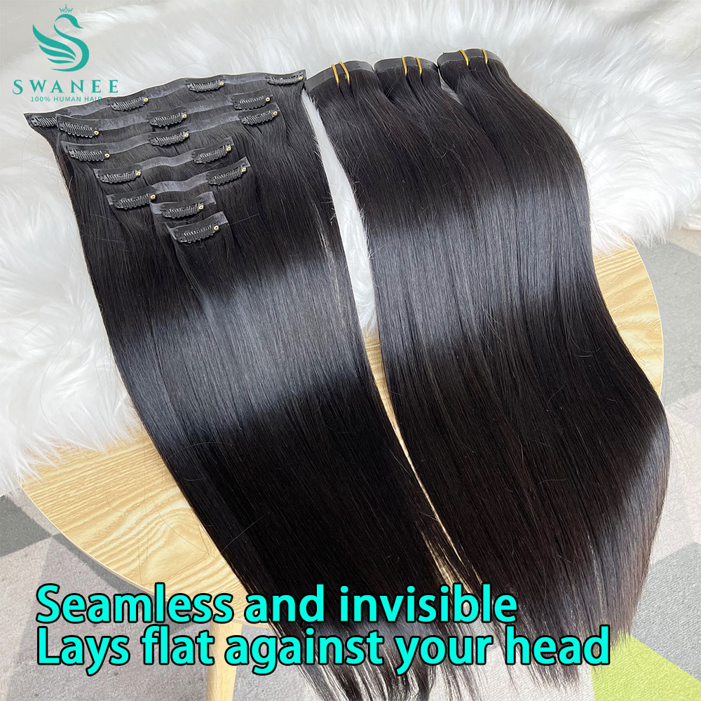 Extensioni di capelli umani al - Seamless Clip In Hair Extensions Human Hair recensione e prezzo